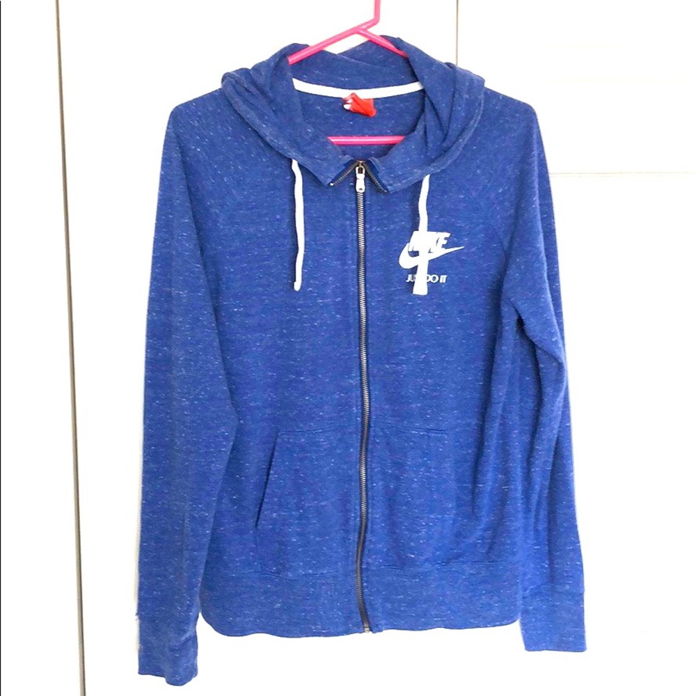 Nike royal blue sweatshirt women’s